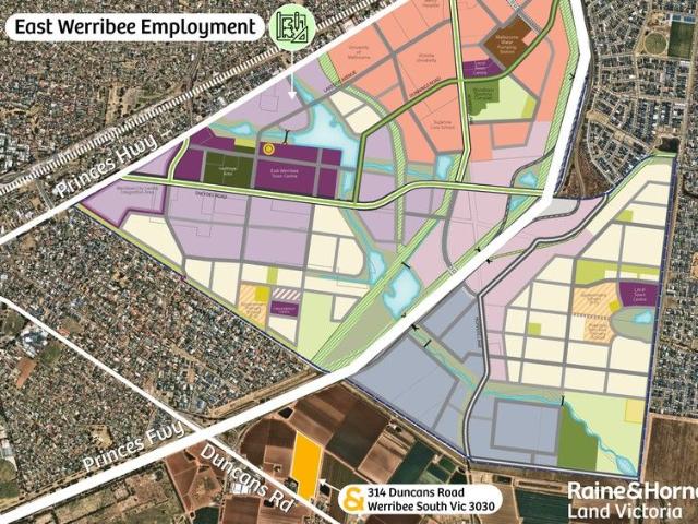 15.91 Acres* Adjacent to Princes Freeway and East Werribee Employment Precinct, major tourist attractions