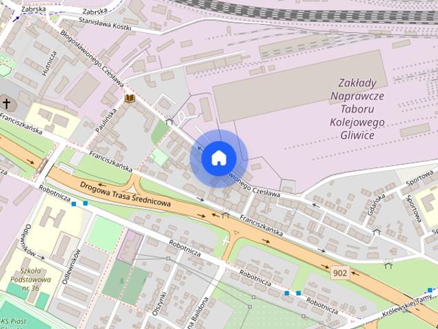 16m2, kawalerka, Gliwice, Baildona, ul. Błogosławionego Czesława
