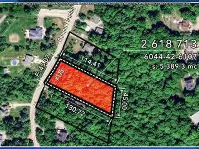 175 Ch. Fleming, Cantley, QC, J8V 3B4 vacant land for sale.
