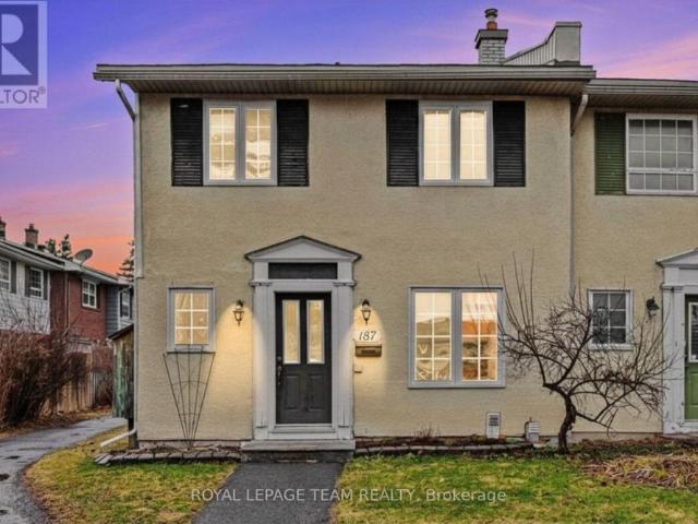 187 Monterey Drive Ottawa, ON K2H7A9