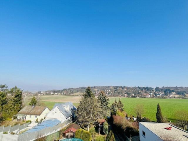 1953m² Grundstücksfläche Stadtvilla mit parkartigen Garten direkt am Bisamberg privat Zugang zum Wald Grünblick Ruhelage
