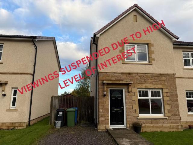 19 Admirals Way, Inverness, IV2 5GT 3 bed semi detached house to rent £995 pcm £230 pw