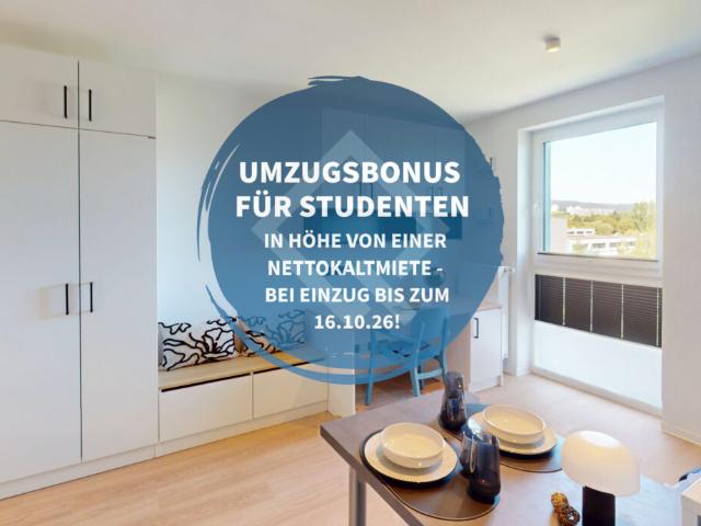 2 Monate mietfrei! Ankommen, einziehen, studieren