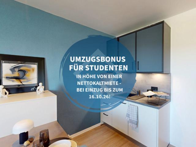 1 Monat mietfrei! Clever geschnittenes 1 Zimmer Apartment in bester Lage