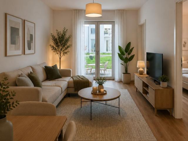 1 Monat mietfrei – Helle 2 Zimmer Wohnung mit Einbauküche und Terrasse, ideal für Berlin Pendler