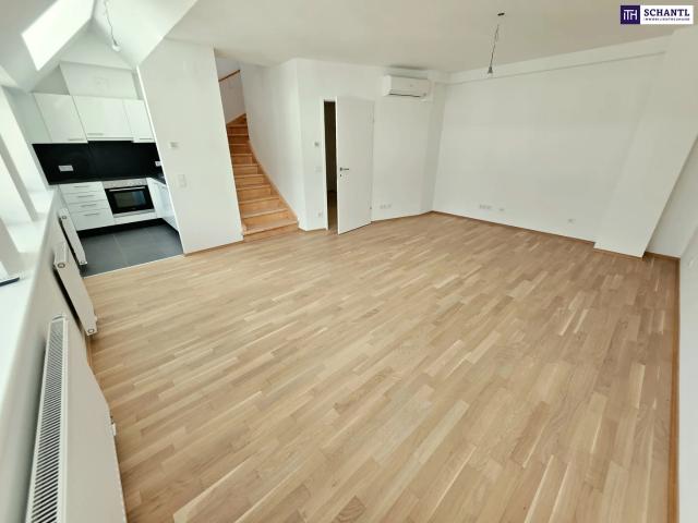 1 Monat mietfrei! Urban wohnen auf zwei Ebenen und mit kühlem Kopf! Beste Infrastruktur und Anbindung! Garagenplatz optional!