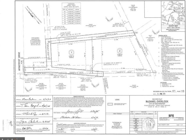 1 Or 2 Wyndtryst Dr, Westminster, MD 21158 | MLS #MDCR2036
