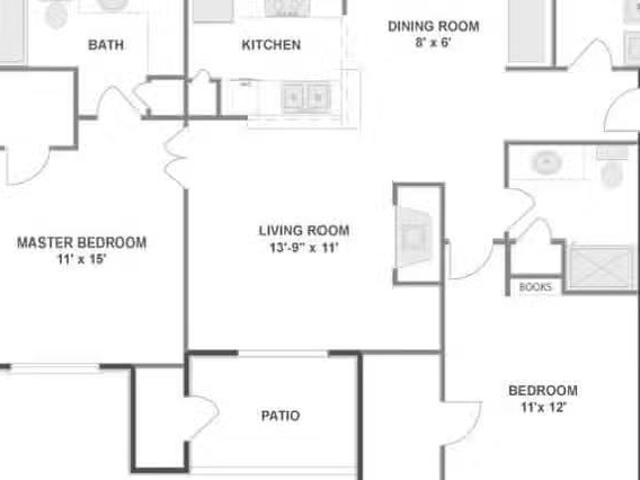 1 Bed 1 Bath