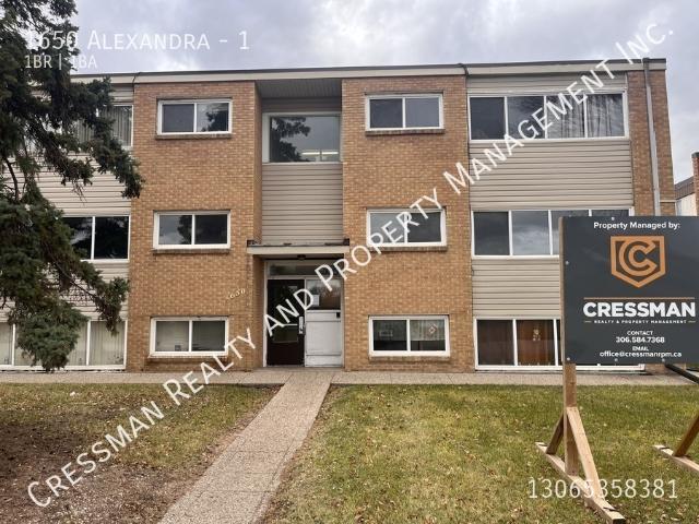 1 Bed 1 bath APARTMENT located in Regina, SK Rosemont area