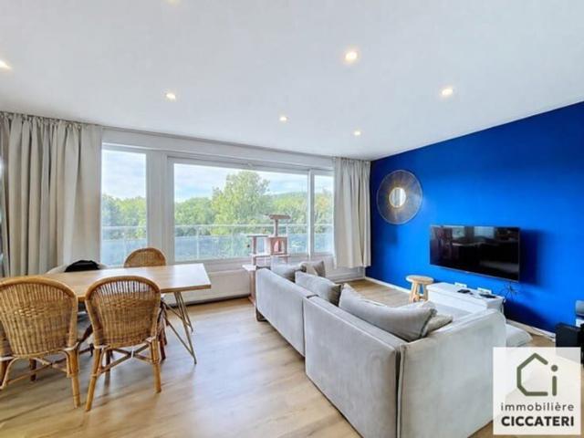 1 bed apt – Double balconies – Meuse view – Liège Angleur