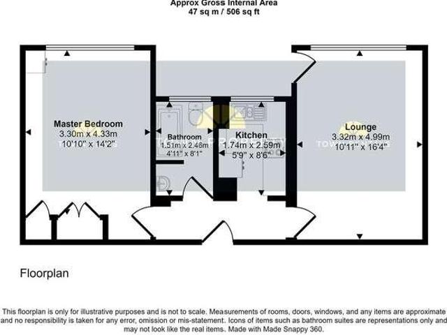 1 bed flat for sale