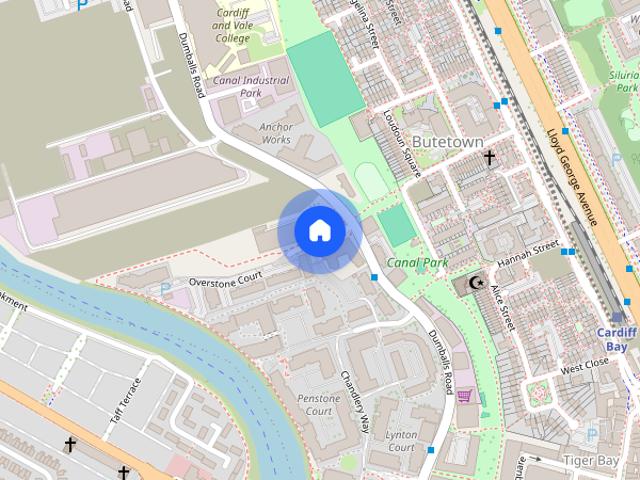 1 bed house to rent in Overstone Court, Cardiff Bay, CF10