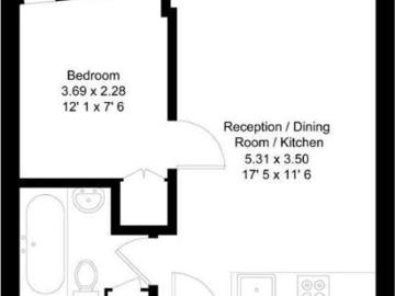 1 bed house for sale