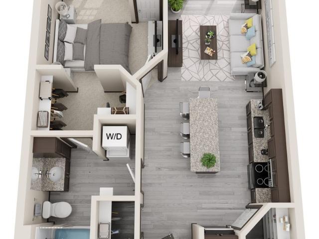1 Bedroom/1 Bathroom Brand New Apartment