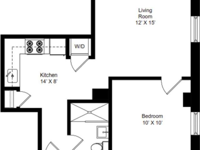 1 bedroom, Chicago IL 60640 104919556