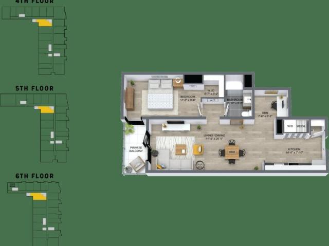1 bedroom, Chicago IL 60647 105238755