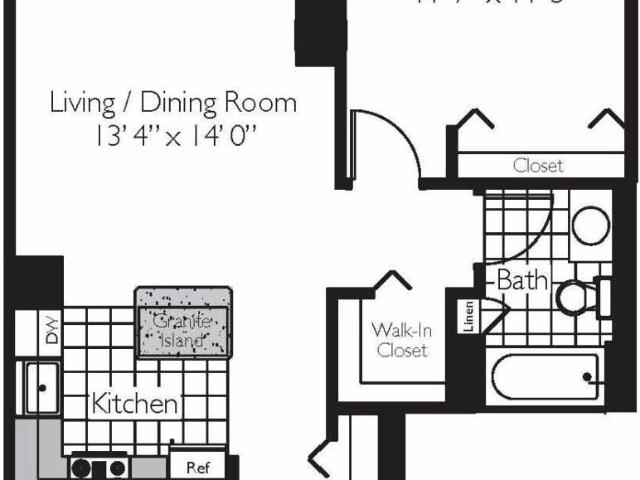 1 bedroom, Chicago IL 60601 104373081
