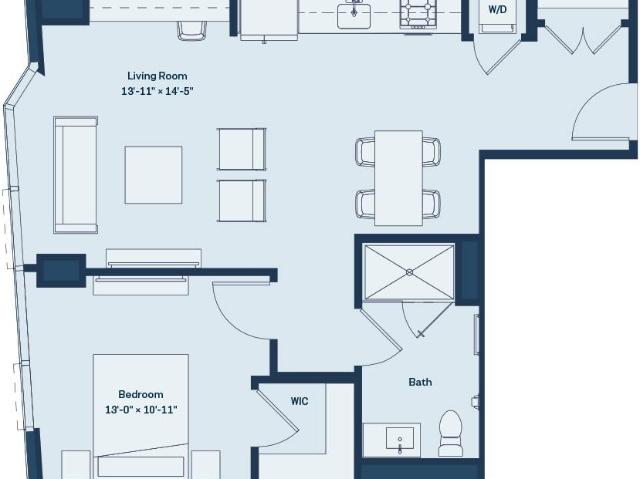 1 bedroom, Chicago IL 60601 105786779