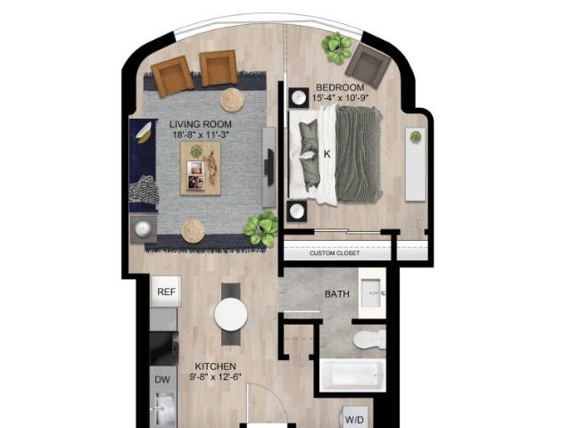 1 bedroom, Chicago IL 60607 103618301