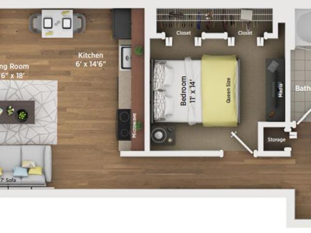 1 bedroom, Chicago IL 60604 105747863