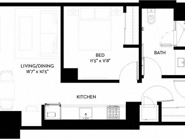 1 bedroom, Chicago IL 60605 105473194