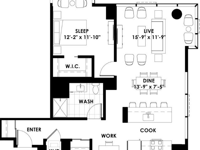 1 bedroom, Chicago IL 60606 102025585