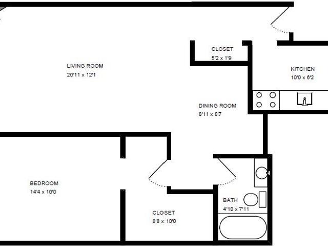 1 bedroom, Chicago IL 60614 102473661