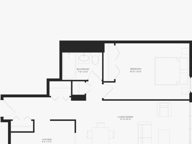 1 bedroom, Chicago IL 60616 105530859