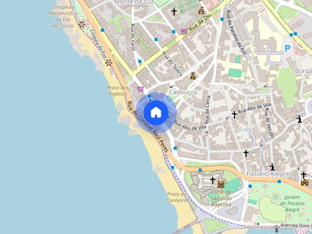 1 bedroom apartment near Catolica University and beach