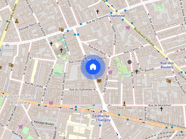 1 bedroom apartment for rent in Nation Alexandre Dumas