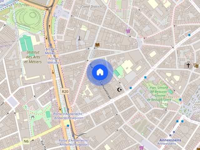 1 bedroom apartment for rent in Anneessens, Brussels