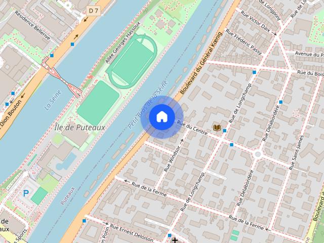 1 bedroom apartment for rent in Bagattelle, Paris