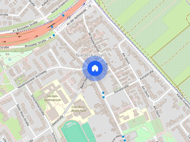 1 bedroom apartment for rent in Düsseldorf