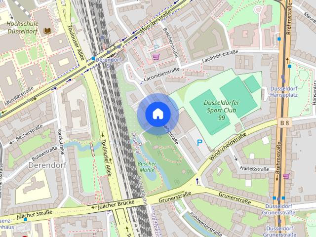 1 bedroom apartment for rent in Düsseldorf