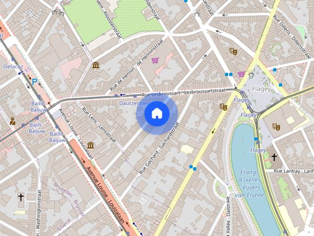 1 bedroom apartment for rent in Étangs d'Ixelles
