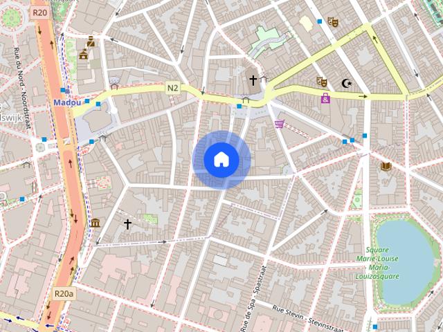 1 bedroom apartment for rent in European Quarter, Brussels