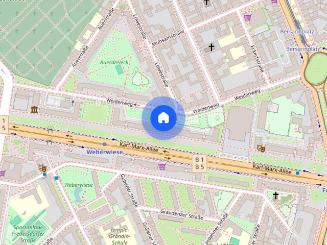1 bedroom apartment for rent in Friedrichshain, Berlin