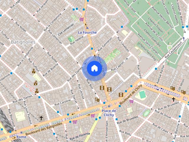1 bedroom apartment for rent in Grandes Carrières Clichy