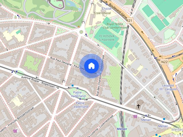 1 bedroom apartment for rent in Josaphat, Brussels