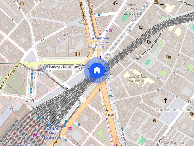1 bedroom apartment for rent in Porte de Hal, Brussels