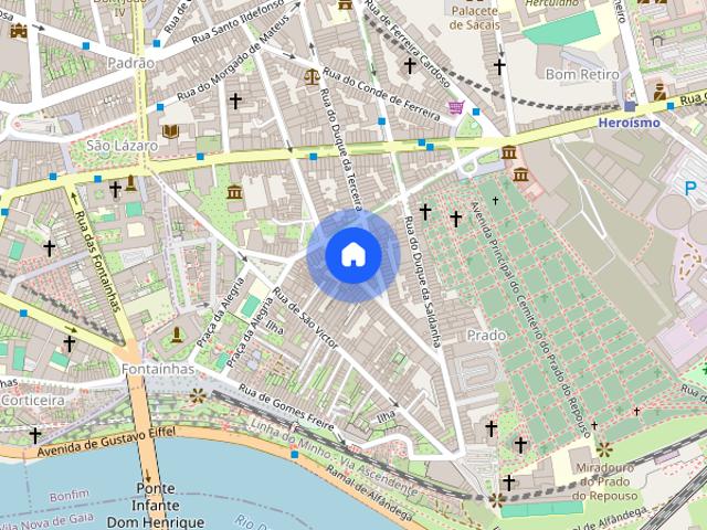 1 bedroom apartment for rent in Porto