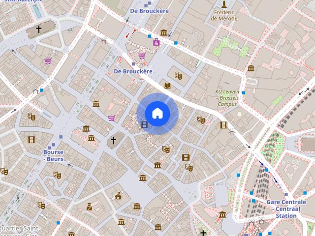 1 bedroom apartment for rent in Quartier du Centre, Brussels