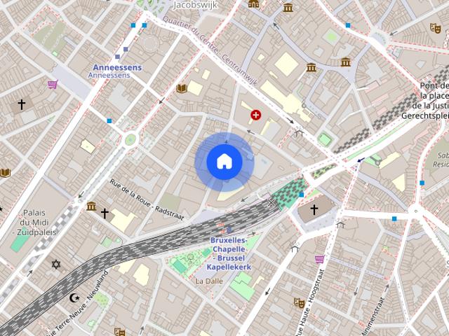 1 bedroom apartment for rent in Stalingrad, Brussels