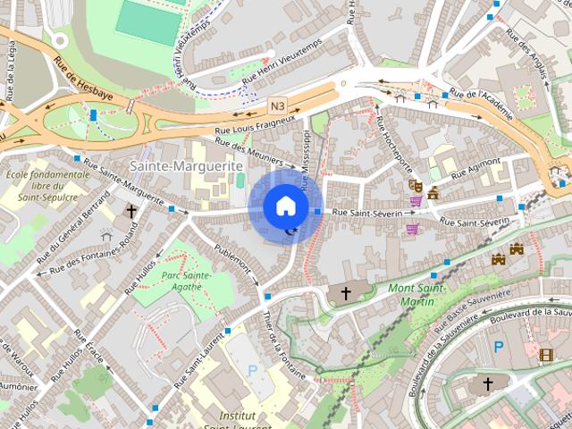 1 bedroom apartment for rent in Saint Laurent, Liège
