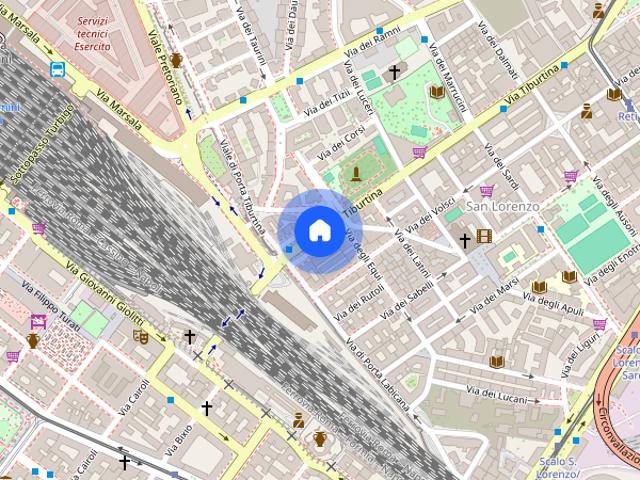 1 bedroom apartment for rent in San Lorenzo, Rome