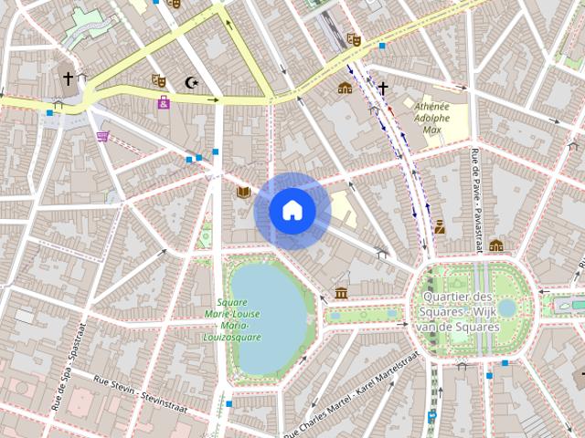 1 bedroom apartment for rent in Squares, Brussels