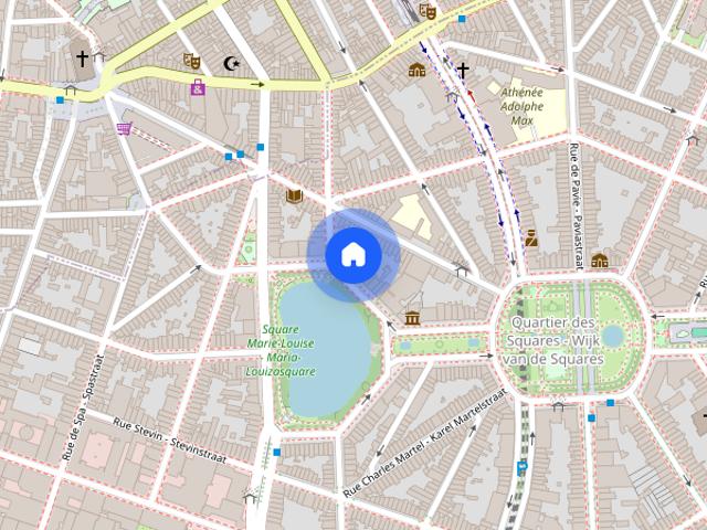 1 bedroom apartment for rent in Squares, Brussels