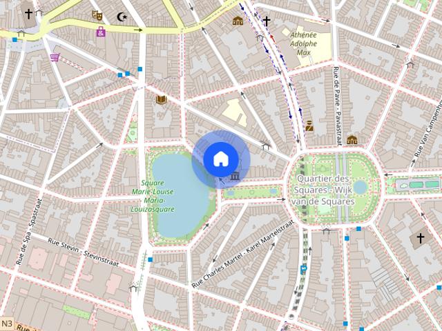 1 bedroom apartment for rent in Squares, Brussels