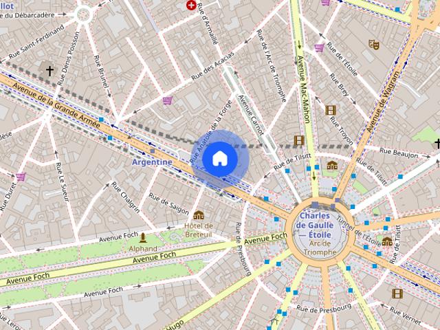 1 bedroom apartment for rent in Ternes Maillot, Paris