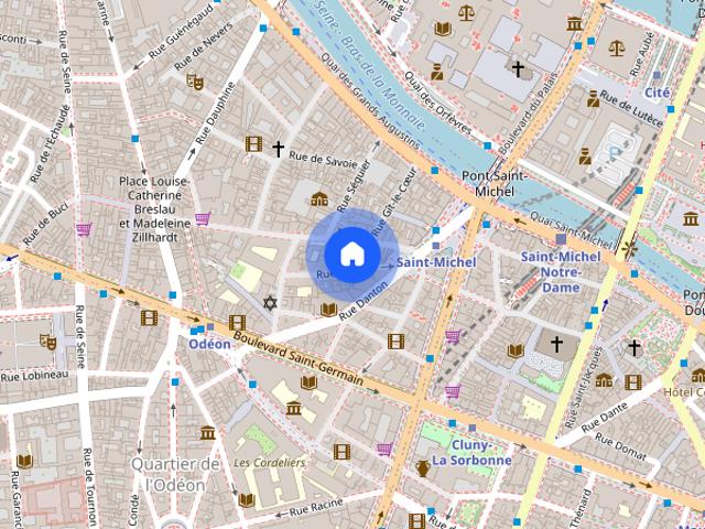 1 bedroom apartment for rent in 6Ème Arrondissement, Paris